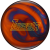 Ebonite Turbo Orange/Blue Pearls