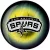 Brunswick Viz-A-Ball San Antonio Spurs